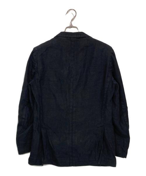 LARDINI（ラルディーニ）LARDINI (ラルディーニ) 段返りヘリンボーン3Bジャケット ブラック サイズ:44の古着・服飾アイテム