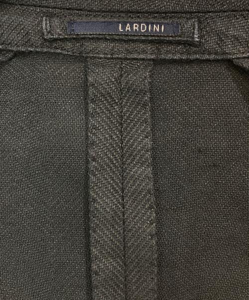 LARDINI（ラルディーニ）LARDINI (ラルディーニ) 段返りヘリンボーン3Bジャケット ブラック サイズ:44の古着・服飾アイテム