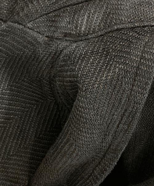 LARDINI（ラルディーニ）LARDINI (ラルディーニ) 段返りヘリンボーン3Bジャケット ブラック サイズ:44の古着・服飾アイテム
