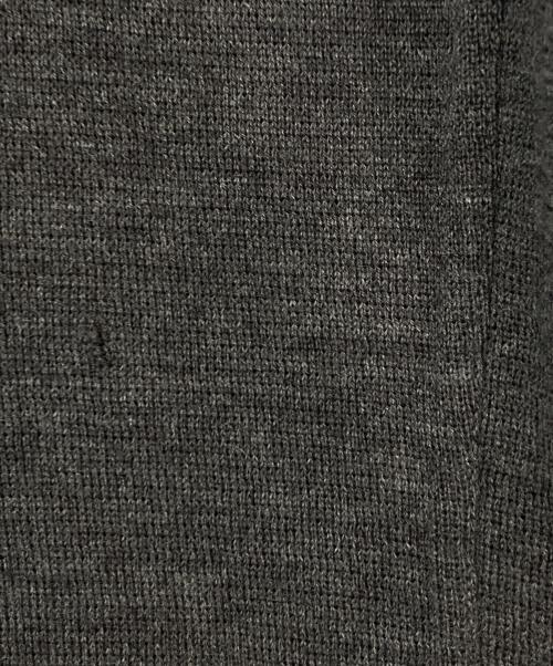 LARDINI（ラルディーニ）LARDINI (ラルディーニ) ウールミラノリブソリッド2Bニットジャケット グレー サイズ:XSの古着・服飾アイテム