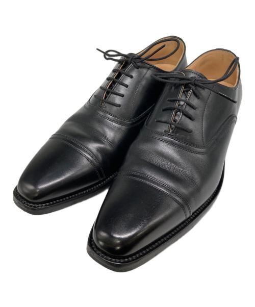 SCOTCH GRAIN（スコッチグレイン）SCOTCH GRAIN (スコッチグレイン) 内羽根ベルオムストレートチップシューズ グレー サイズ:241/2の古着・服飾アイテム