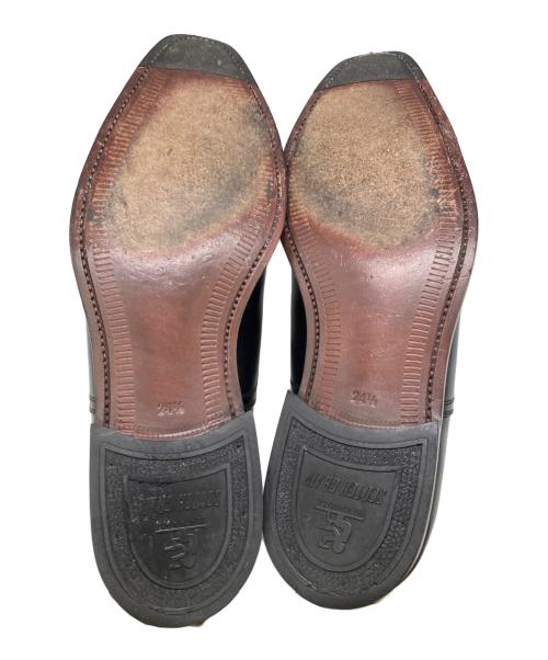 SCOTCH GRAIN（スコッチグレイン）SCOTCH GRAIN (スコッチグレイン) 内羽根ベルオムストレートチップシューズ グレー サイズ:241/2の古着・服飾アイテム