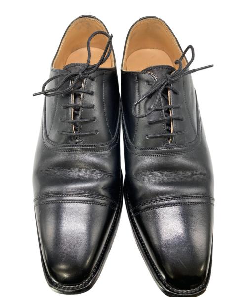 SCOTCH GRAIN（スコッチグレイン）SCOTCH GRAIN (スコッチグレイン) 内羽根ベルオムストレートチップシューズ グレー サイズ:241/2の古着・服飾アイテム