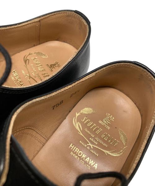 SCOTCH GRAIN（スコッチグレイン）SCOTCH GRAIN (スコッチグレイン) 内羽根ベルオムストレートチップシューズ グレー サイズ:241/2の古着・服飾アイテム