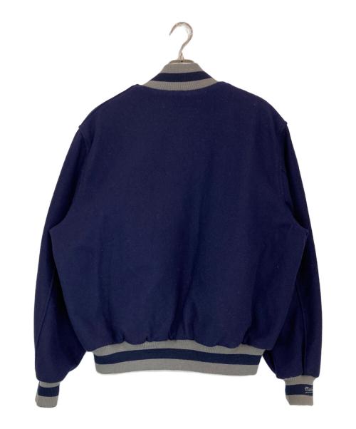 MITCHELL & NESS（ミッチェルアンドネス）MITCHELL & NESS (ミッチェルアンドネス) メルトンスタジャン ネイビー サイズ:48の古着・服飾アイテム