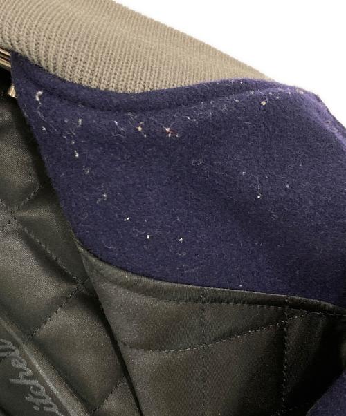 MITCHELL & NESS（ミッチェルアンドネス）MITCHELL & NESS (ミッチェルアンドネス) メルトンスタジャン ネイビー サイズ:48の古着・服飾アイテム