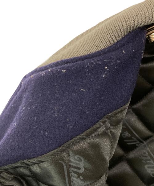 MITCHELL & NESS（ミッチェルアンドネス）MITCHELL & NESS (ミッチェルアンドネス) メルトンスタジャン ネイビー サイズ:48の古着・服飾アイテム