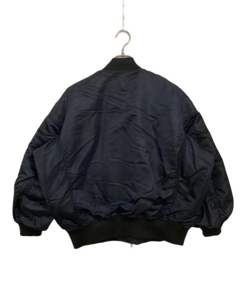 upper hights（アッパーハイツ）upper hights (アッパーハイツ) THE U-2ナイロンフライトジャケット ブラックの古着・服飾アイテム