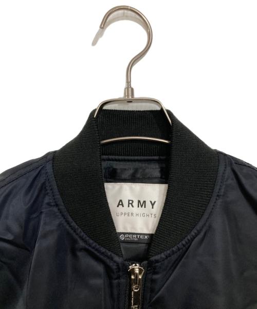 upper hights（アッパーハイツ）upper hights (アッパーハイツ) THE U-2ナイロンフライトジャケット ブラックの古着・服飾アイテム