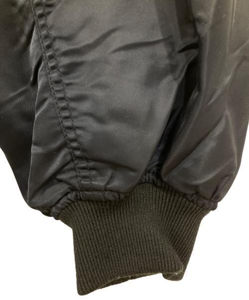 upper hights（アッパーハイツ）upper hights (アッパーハイツ) THE U-2ナイロンフライトジャケット ブラックの古着・服飾アイテム