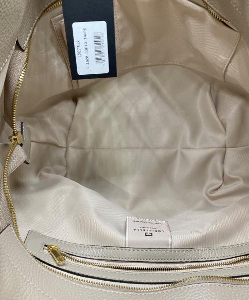 LORISTELLA（ロリステッラ）LORISTELLA (ロリステッラ) 2WAYレザートートバッグ ベージュの古着・服飾アイテム