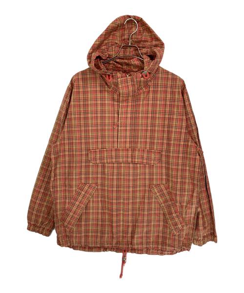 GAP（ギャップ）GAP (ギャップ) コットンチェックアノラックパーカー レッド サイズ:Ⅿの古着・服飾アイテム