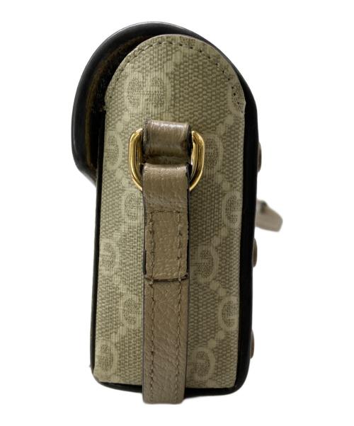 GUCCI（グッチ）GUCCI (グッチ) グッチ ホースビット 1955ミニバッグ ベージュの古着・服飾アイテム