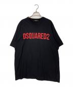 DSQUARED2ディースクエアード）の古着「Slouch T-Shirt」｜ブラック
