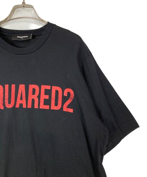 DSQUARED2（ディースクエアード）DSQUARED2 (ディースクエアード) Slouch T-Shirt ブラック サイズ:Sの古着・服飾アイテム