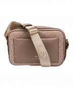 MICHAEL KORSマイケル・コース）の古着「メイヴ ラージ ロゴ クロスボディバッグ.」｜ピンク