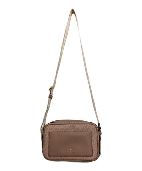 MICHAEL KORS（マイケル・コース）MICHAEL KORS (マイケル・コース) メイヴ ラージ ロゴ クロスボディバッグ. ピンクの古着・服飾アイテム