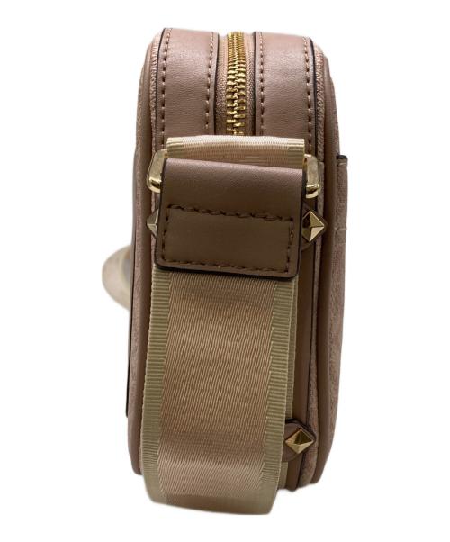 MICHAEL KORS（マイケル・コース）MICHAEL KORS (マイケル・コース) メイヴ ラージ ロゴ クロスボディバッグ. ピンクの古着・服飾アイテム