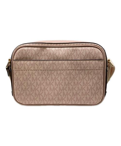 MICHAEL KORS（マイケル・コース）MICHAEL KORS (マイケル・コース) メイヴ ラージ ロゴ クロスボディバッグ. ピンクの古着・服飾アイテム