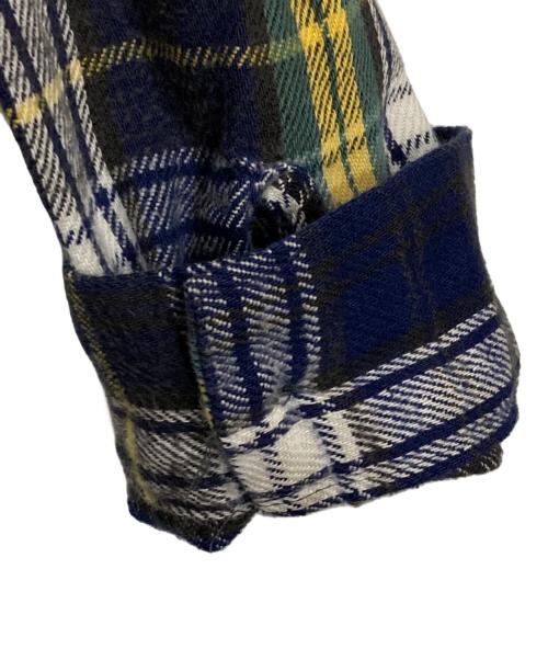 FIVE BROTHER（ファイブブラザー）FIVE BROTHER (ファイブブラザー) 70～80'sネルシャツ ネイビー サイズ:XLの古着・服飾アイテム