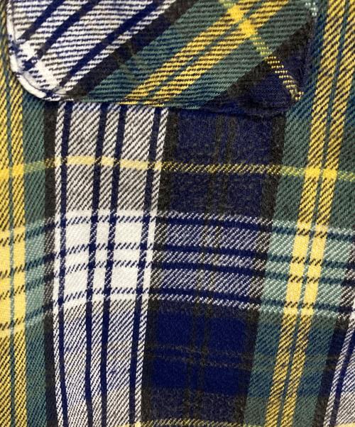 FIVE BROTHER（ファイブブラザー）FIVE BROTHER (ファイブブラザー) 70～80'sネルシャツ ネイビー サイズ:XLの古着・服飾アイテム