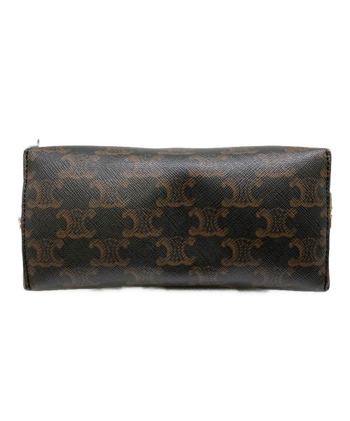 CELINE（セリーヌ）CELINE (セリーヌ) トリオンフチェーンショルダーバッグ ブラウンの古着・服飾アイテム