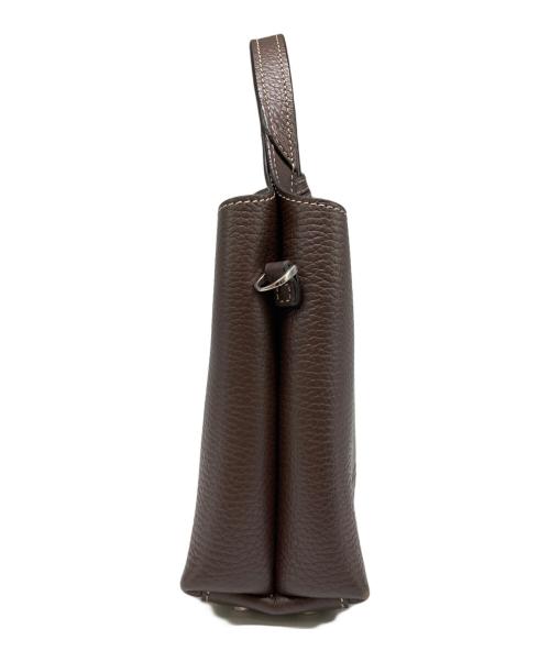 TOD'S（トッズ）TOD'S (トッズ) Ron Herman (ロンハーマン) 2WAYレザーバッグマイクロ ブラウンの古着・服飾アイテム
