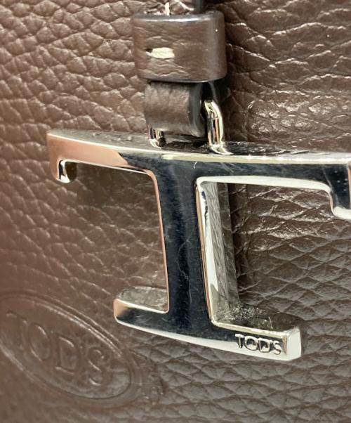 TOD'S（トッズ）TOD'S (トッズ) Ron Herman (ロンハーマン) 2WAYレザーバッグマイクロ ブラウンの古着・服飾アイテム