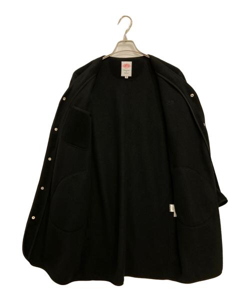 DANTON（ダントン）DANTON (ダントン) フリースカラーレスコート ブラック サイズ:38の古着・服飾アイテム