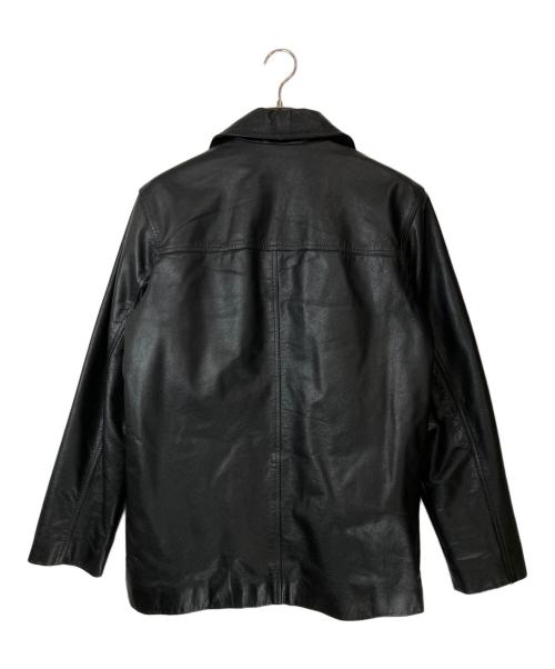 J.CREW（ジェイクルー）J.CREW (ジェイクルー) レザーカーコート ブラック サイズ:Sの古着・服飾アイテム