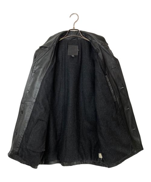 J.CREW（ジェイクルー）J.CREW (ジェイクルー) レザーカーコート ブラック サイズ:Sの古着・服飾アイテム