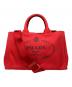 PRADA（プラダ）の古着「カナパトートMバッグ」｜レッド