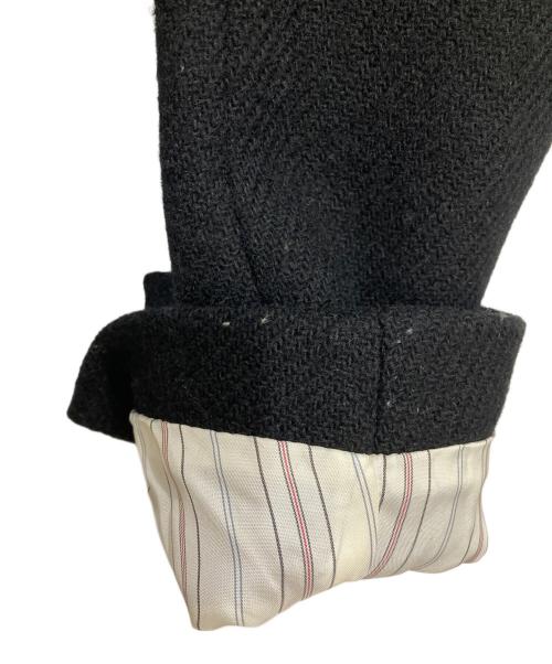 NIGEL CABOURN（ナイジェルケーボン）NIGEL CABOURN (ナイジェルケーボン) Harris Tweed (ハリスツイード) MALLORY JACKET ブラック サイズ:46の古着・服飾アイテム