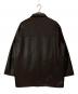 ANUKE (アンヌーク) Ecoleather Over Jacket ブラウン サイズ:38：15000円