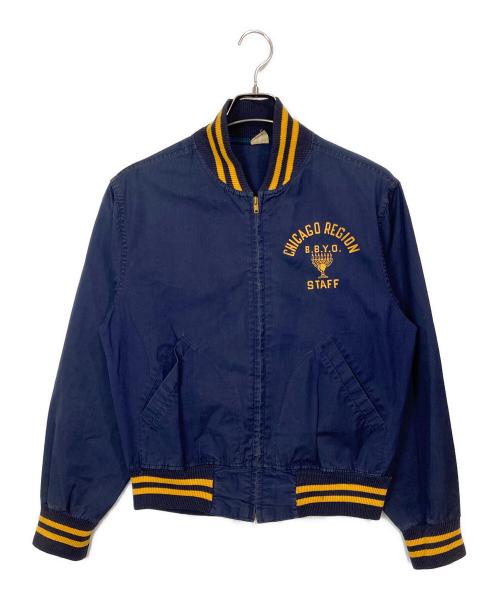 Champion（チャンピオン）Champion (チャンピオン) ヴィンテージブルゾン ネイビー サイズ:Ⅿの古着・服飾アイテム
