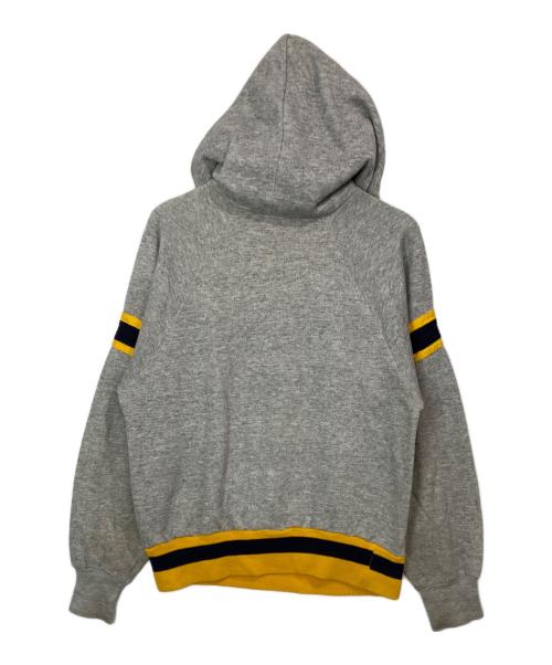 Champion（チャンピオン）Champion (チャンピオン) カレッジロゴパーカー イエロー×グレー サイズ:Sの古着・服飾アイテム