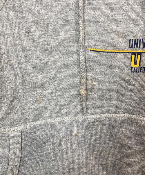 Champion（チャンピオン）Champion (チャンピオン) カレッジロゴパーカー イエロー×グレー サイズ:Sの古着・服飾アイテム