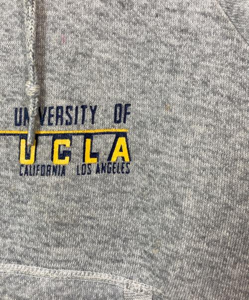 Champion（チャンピオン）Champion (チャンピオン) カレッジロゴパーカー イエロー×グレー サイズ:Sの古着・服飾アイテム