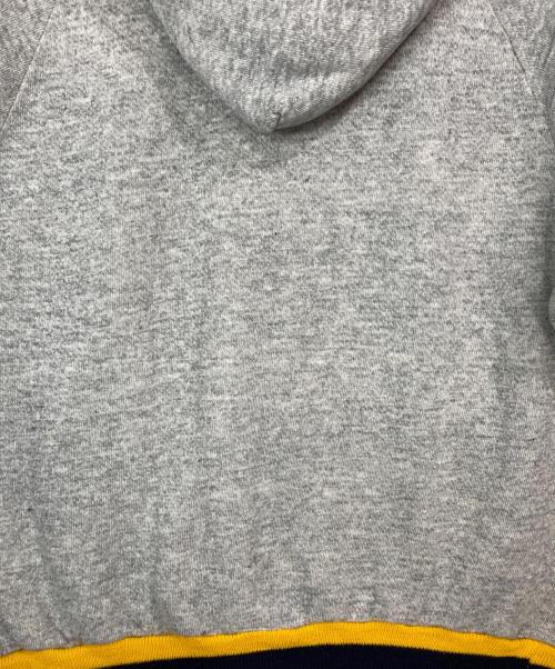 Champion（チャンピオン）Champion (チャンピオン) カレッジロゴパーカー イエロー×グレー サイズ:Sの古着・服飾アイテム