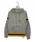 Champion（チャンピオン）の古着「カレッジロゴパーカー」｜イエロー×グレー