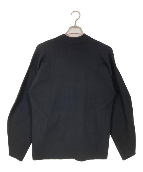 ENFOLD（エンフォルド）ENFOLD (エンフォルド) BOX－KNIT PULLOVER ブラック サイズ:38の古着・服飾アイテム