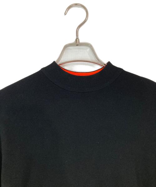 ENFOLD（エンフォルド）ENFOLD (エンフォルド) BOX－KNIT PULLOVER ブラック サイズ:38の古着・服飾アイテム
