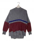 UN3D.アンスリード）の古着「モールロングニットトップ」｜グレー