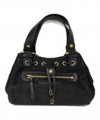 BVLGARIブルガリ）の古着「マキシレッタレキャンバスハンドバッグ」｜ブラック