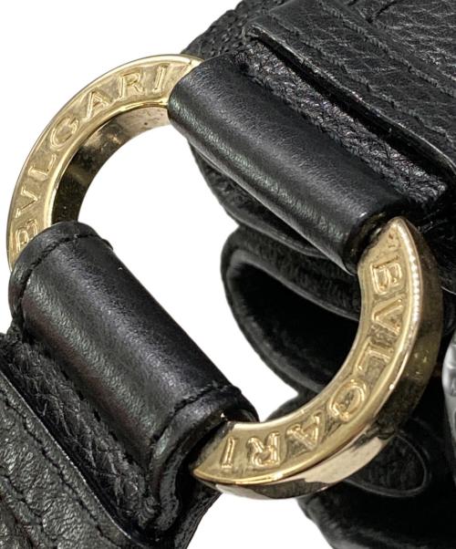 BVLGARI（ブルガリ）BVLGARI (ブルガリ) マキシレッタレキャンバスハンドバッグ ブラックの古着・服飾アイテム