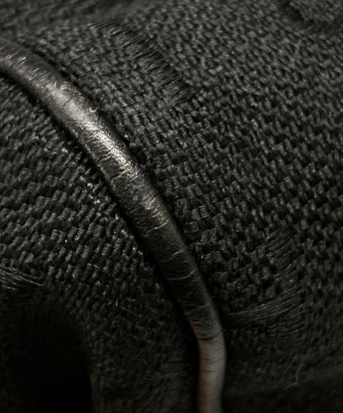 BVLGARI（ブルガリ）BVLGARI (ブルガリ) マキシレッタレキャンバスハンドバッグ ブラックの古着・服飾アイテム