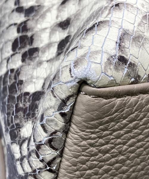 VASIC（ヴァジック）VASIC (ヴァジック) BondMini-PYTHON グレーの古着・服飾アイテム