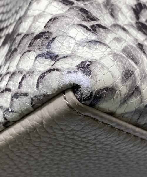 VASIC（ヴァジック）VASIC (ヴァジック) BondMini-PYTHON グレーの古着・服飾アイテム