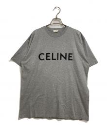CELINE（セリーヌ）の古着「ルーズフィットロゴプリントTシャツ」｜グレー