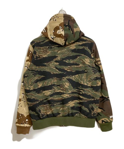 A BATHING APE（ア ベイシング エイプ）A BATHING APE (ア ベイシング エイプ) リバーシブルパーカー ベージュ サイズ:Mの古着・服飾アイテム